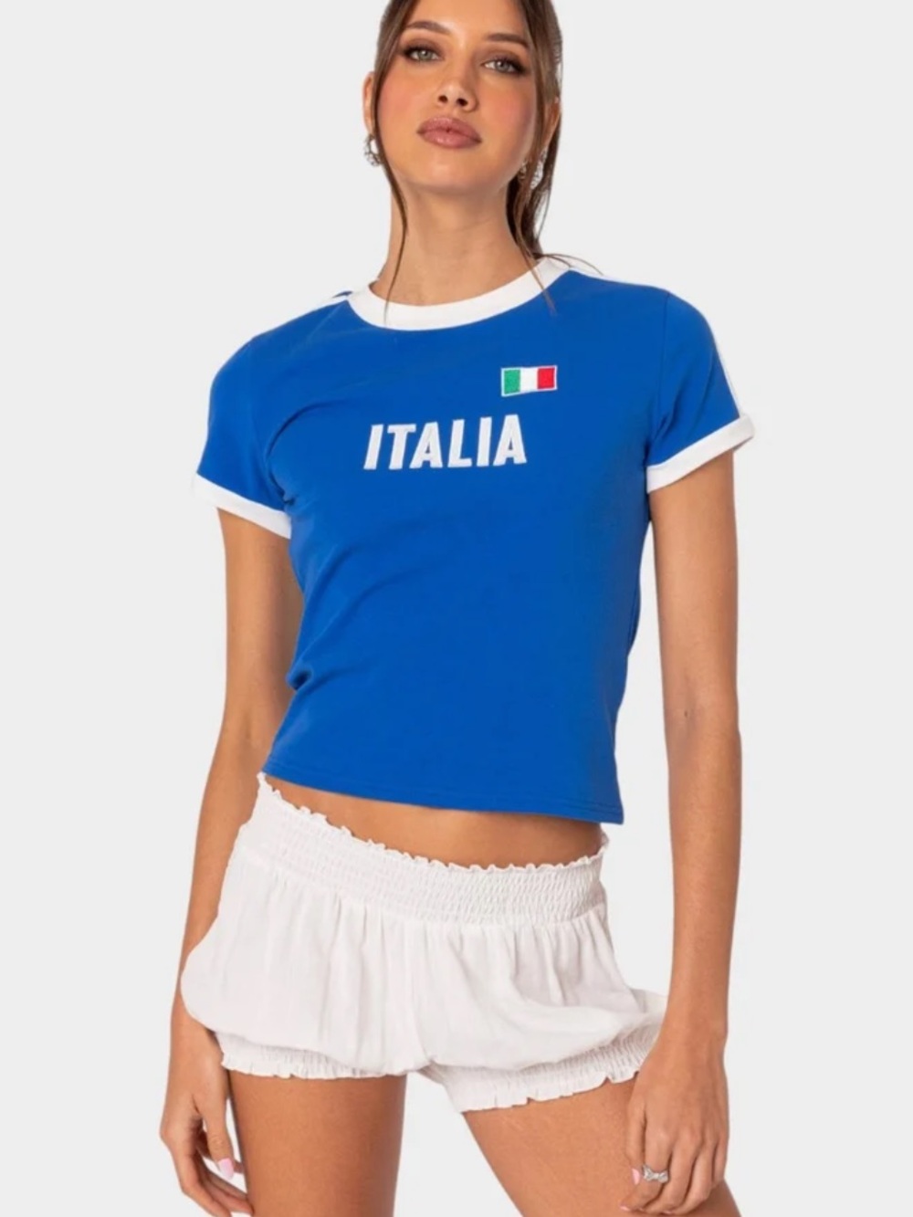 NWT EDIKTED Italy Baby Tee